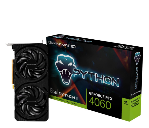 Gainward GeForce RTX 4060 Python II 8GB GDDR6 - 1260025 - zdjęcie